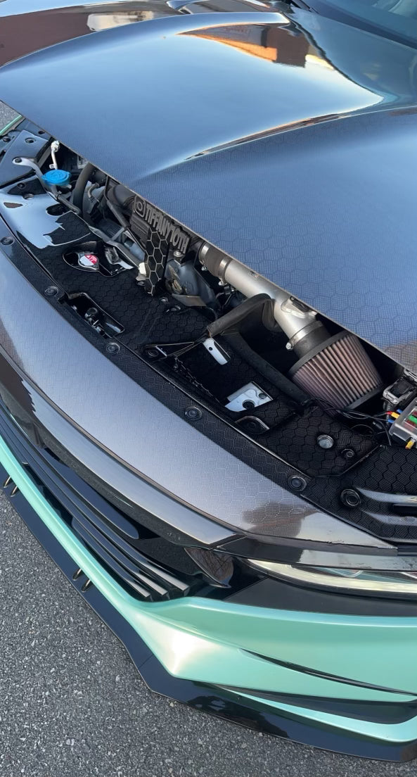 2018-2022 Carbon fiber Honda Accord Front upper grill moldin