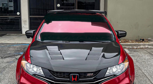 2012-2015 Civic SI coupe Carbon Fiber M style Mirror Caps